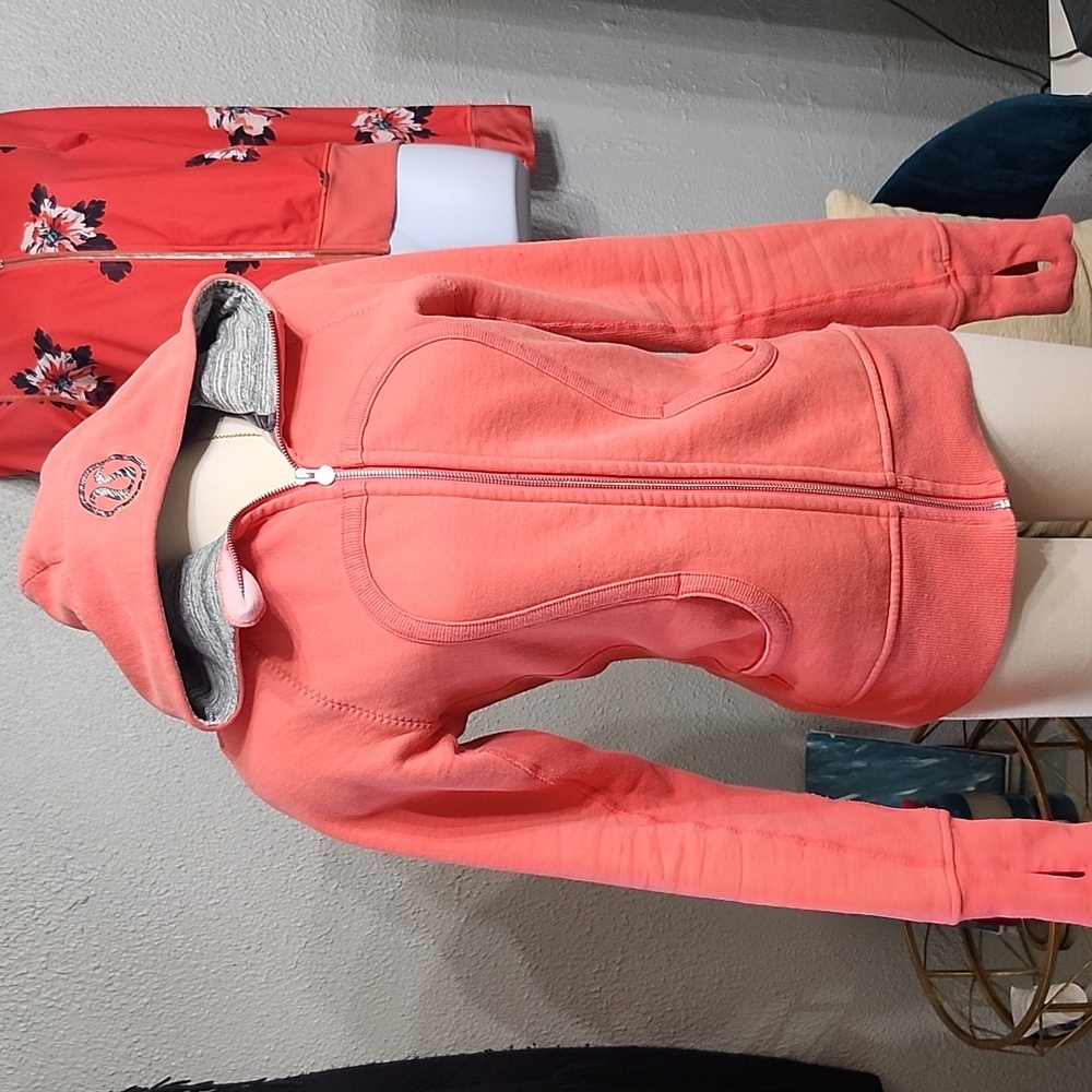 Lululemon Special Edition Coral Zip UP Hoodie Jacket - Picture 2 of 14